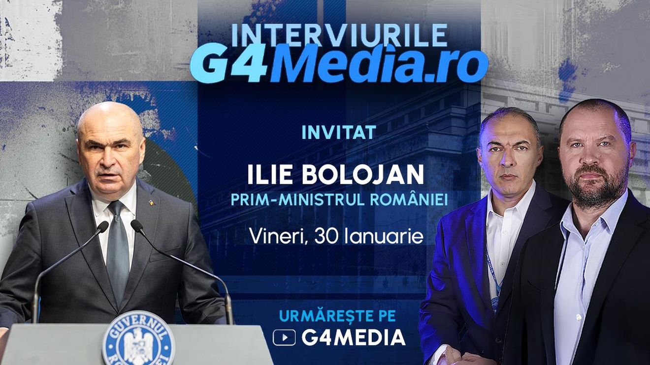 EXCLUSIV Râmâi pe G4Media.ro pentru un interviu exclusiv cu premierul Ilie Bolojan. Guvernul sub asediu: Atacurile PSD, revolta din PNL și reformele care au blocat Coaliția