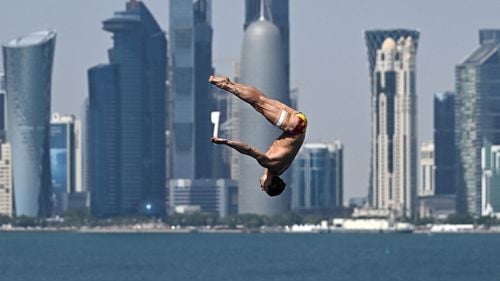 Constatin Popovici a câştigat a treia etapă a Red Bull Cliff Diving