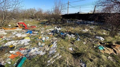 Amendă de 30.000 de lei pentru un bărbat care a aruncat saci cu deşeuri într-o pădure de lângă Slatina / A fost pus și să curețe zona