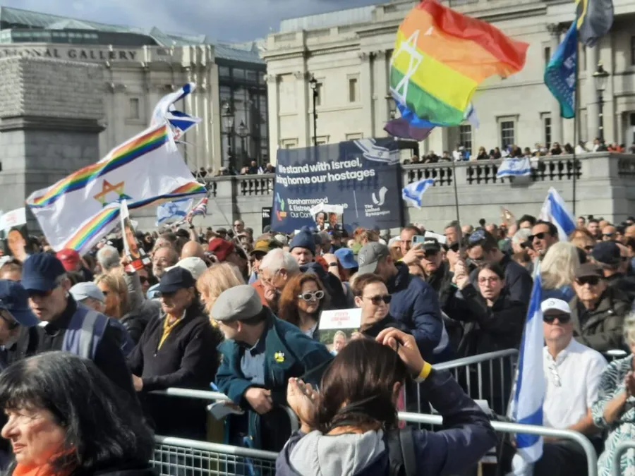 comemorare israel hamas trafalgar square londra
