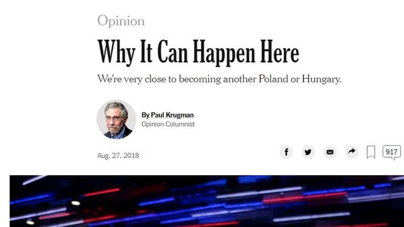 Editorial NYTimes: SUA sunt foarte aproape să devină o nouă Ungarie sau Polonie
