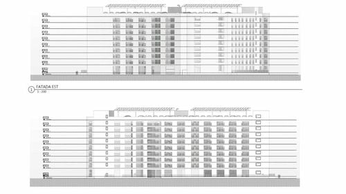 Licitația pentru „Park&Ride”-ul de 11 etaje de la Hala Laminor a fost anulată din cauza erorilor în documentație / Un loc de parcare în proiectul megalomanic costa 77.000 de euro / Cum ar fi arătat parcarea multietajată din Sectorul 3