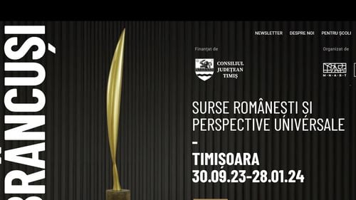 Un „maraton cultural al expoziției Brâncuși” va avea loc pe 20 decembrie, data aniversării eliberării Timișoarei de comunism