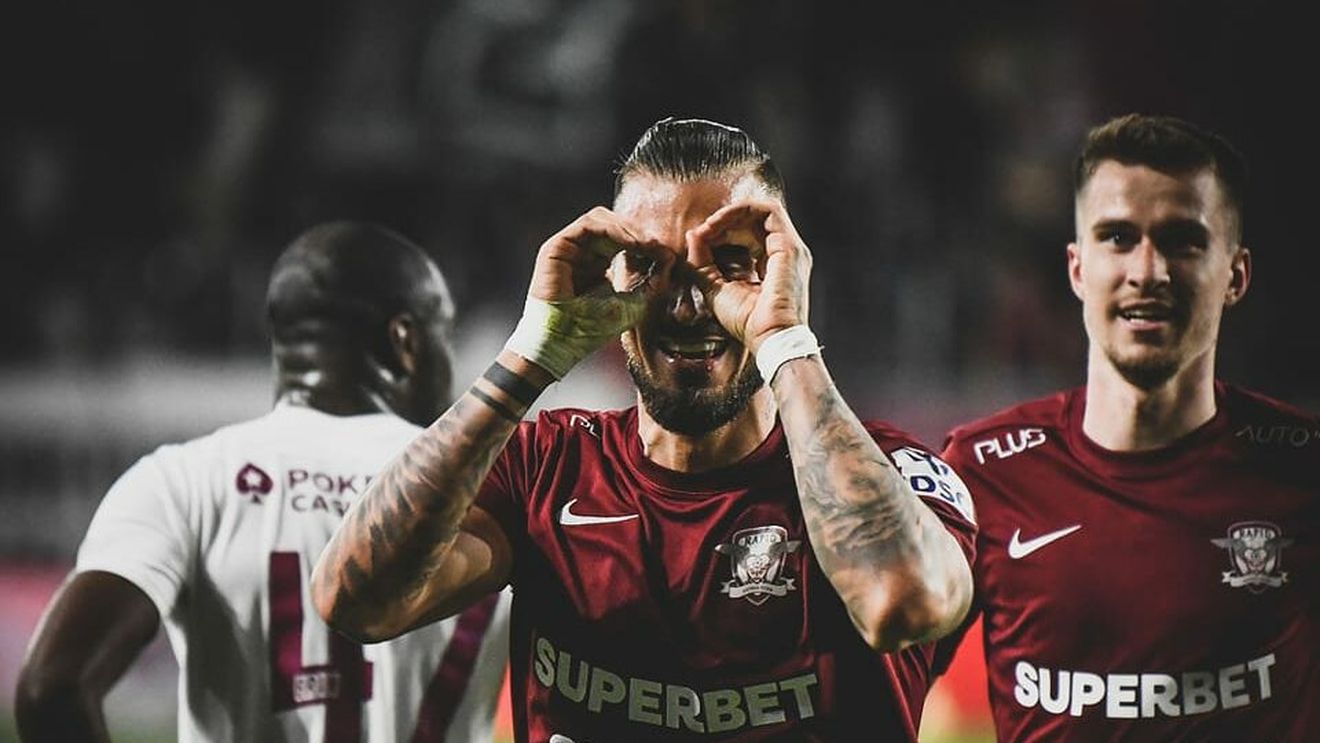 Pe teren propriu, Rapid a învins CFR Cluj cu 3-1, în play-off-ul Superligii / Pentru Rapid au marcat Dugandzic şi Kait, iar pentru CFR a înscris Braun
