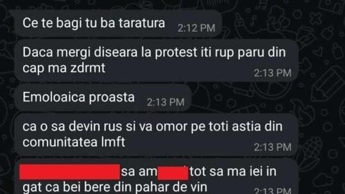 FOTO Protestatarii anti-Georgescu și anti-Rusia din Arad, amenințați cu moartea și atacuri homofobe