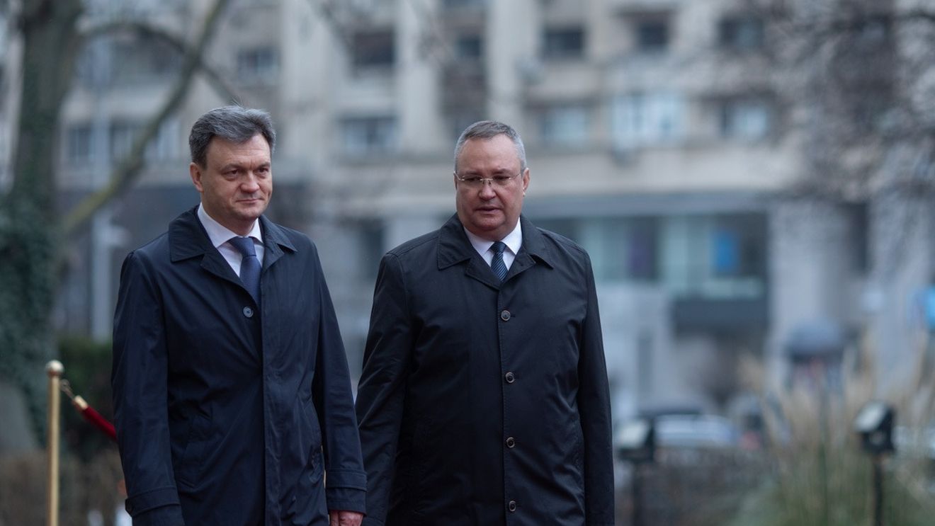 Prim-ministrul Republicii Moldova, Dorin Recean, a fost primit de premierul Nicolae Ciucă la Palatul Victoria