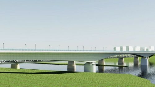 CNAIR anunţă că a fost semnat contractul pentru proiectarea şi execuţia podului nou de la Cosmeşti peste Siret/ Investiția depășește 146 de milioane de lei