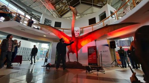 FOTO Rămăşiţele unei reptile zburătoare gigantice, botezată ''The Dragon of Death'', descoperite în Argentina