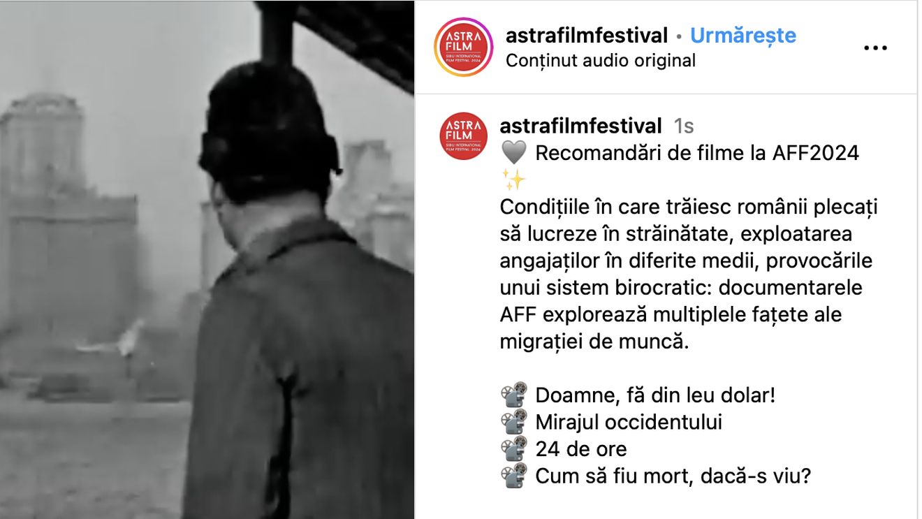 Cinematografia europeană, reacție originală  la fenomenul migrației forței de muncă din interiorul UE