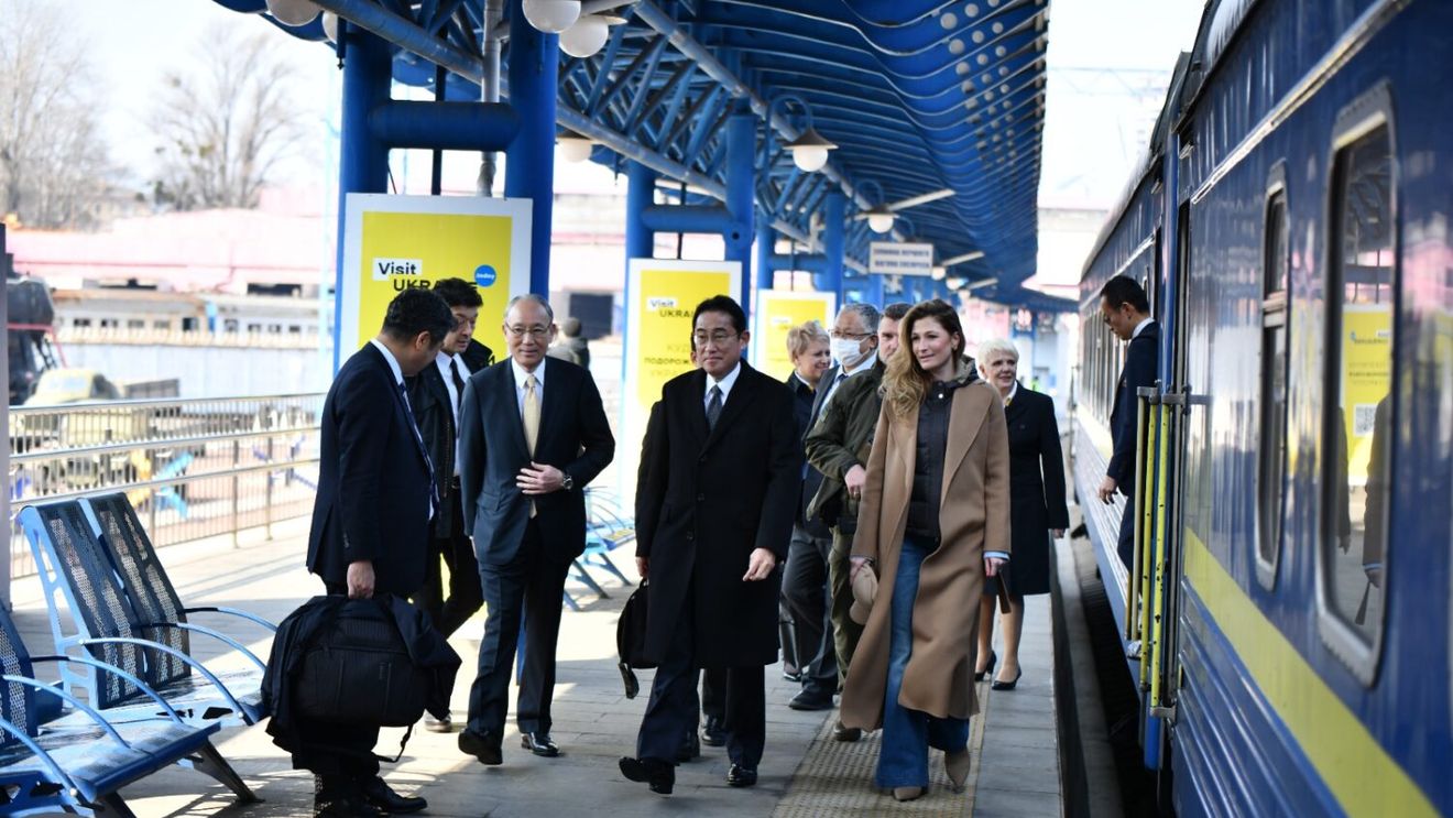 Premierul Japoniei a ajuns la Kiev, anunță Ministerul ucrainean de Externe