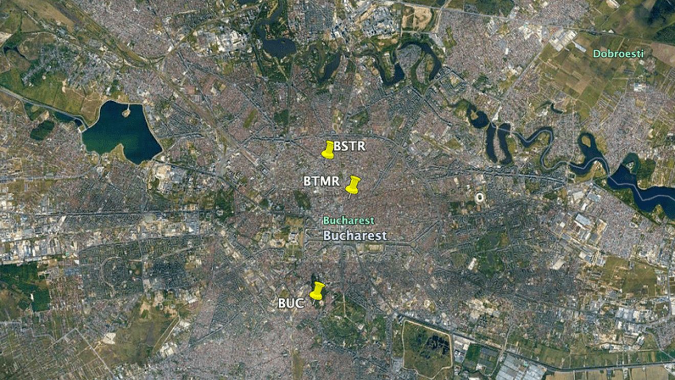 GRAFICE Institutul Național pentru Fizica Pământului: COVID-19 reduce zgomotul seismic în București
