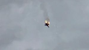 Un pilot rus și-a făcut un selfie la câteva secunde după ce avionul său a fost doborât. "Am fost atacați și nu am avut timp să reacționăm"