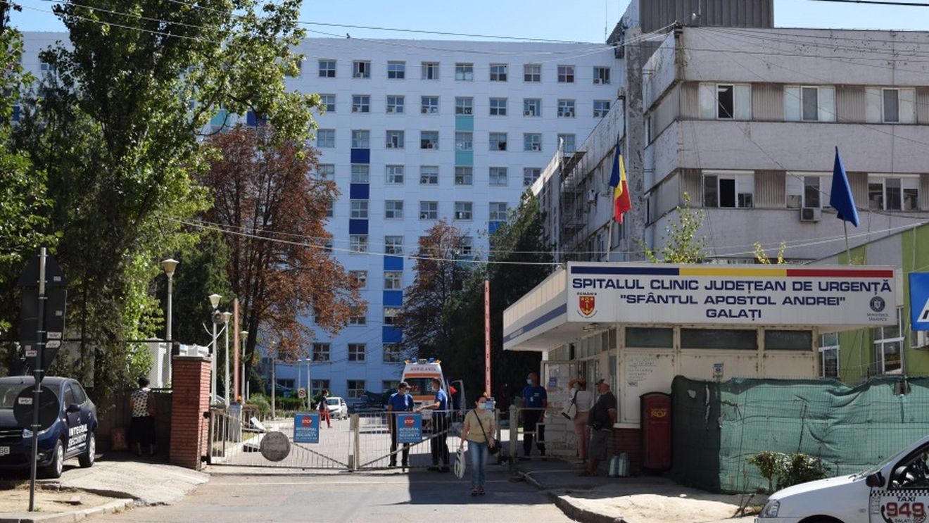 Focar de COVID-19 la Spitalul Județean Galați/ Toate paturile ATI Covid sunt ocupate
