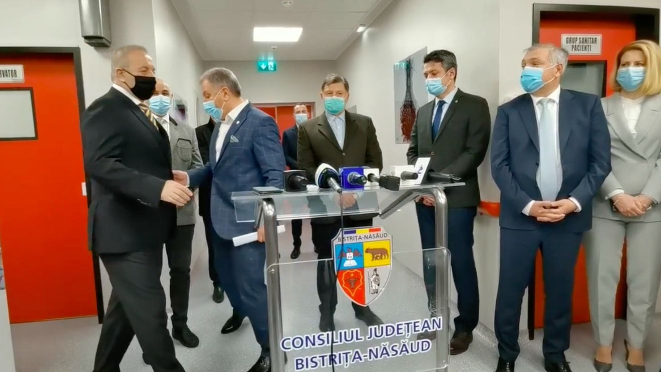 Secția de primiri urgențe a Spitalului Judeţean Bistriţa, extinsă și modernizată cu 4,2 milioane de euro / Liderul PSD Radu Moldovan spune că așteaptă bani pentru spital și din PNRR