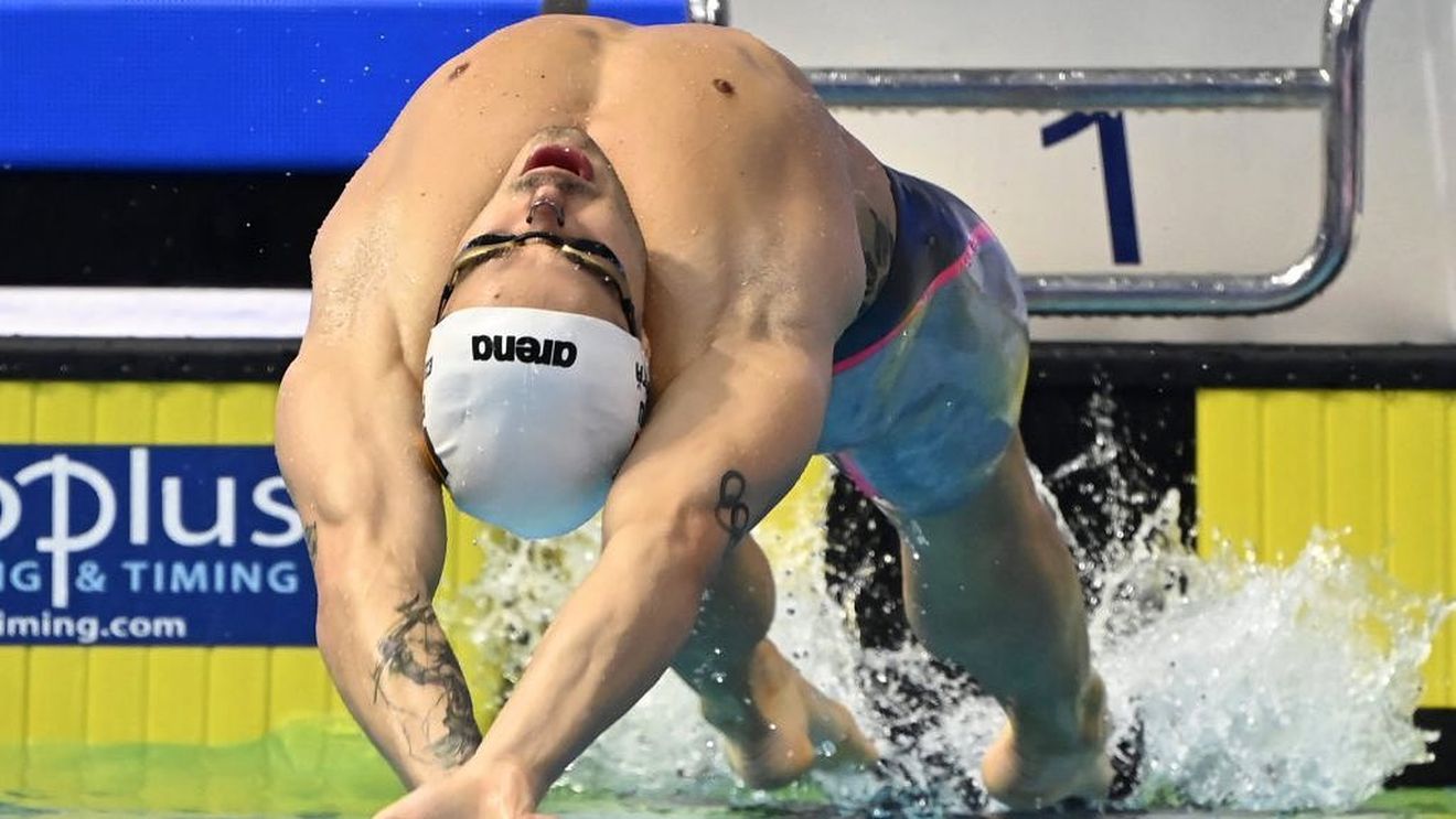 Robert Glință a câștigat proba de 100 de metri spate la competiția internațională Malmsten Swim Open Stockholm