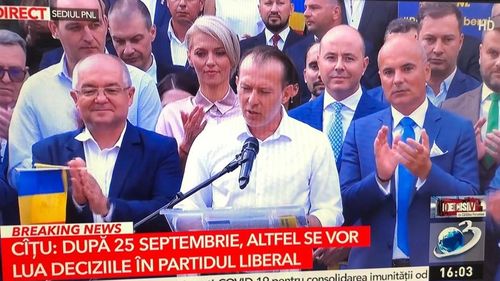 Florin Cîțu și-a depus candidatura la șefia PNL: Avem 32 de filiale / După 25 septembrie altfel se vor lua deciziile în PNL