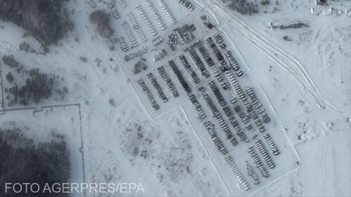 Belarus: Noi imagini din satelit arată desfășurări de trupe la granița cu Ucraina, înainte de exercițiile militare programate în februarie / Rusia a adus avioane de luptă și lansatoare de rachete