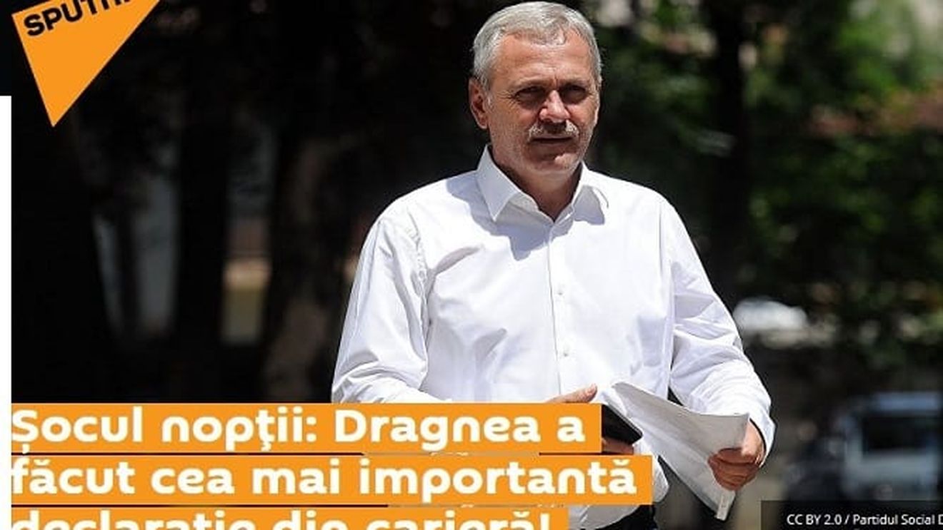 Sputnik îl laudă pe Liviu Dragnea pentru ”cea mai importantă declarație din cariera lui”: Va avea efect la nivel internațional!