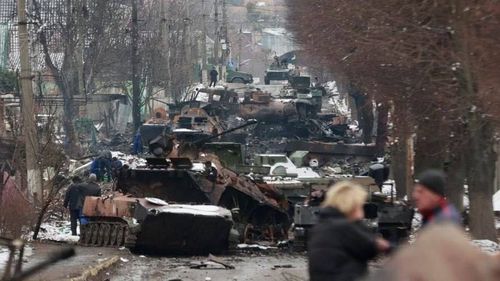 Ziua 37 de război. Primarul din Bucha anunță că ucrainenii au eliberat orașul din regiunea Kiev de armata rusă/ Bătălii "uriașe" au loc în apropiere de Kiev, susține primarul Klitschko/ Putin este un „om într-o cuşcă pe care şi-a construit-o singur”, afirmă Marea Britanie