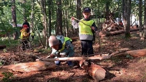 Cum stimulează școlile forestiere sistemul imunitar al copiilor. La o grădiniță din Helsinki, copiii își petrec toată ziua în pădure / „Nu contează dacă plouă sau ninge. Fiul meu spune că întotdeauna este vreme bună”