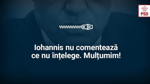 PSD, mesaj ironic la adresa președintelui pe tema bugetului: Iohannis nu comentează ce nu înţelege. Mulţumim!
