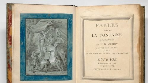 Ilustraţii rare ale fabulelor lui La Fontaine, vândute la New York pentru 2,3 milioane de dolari