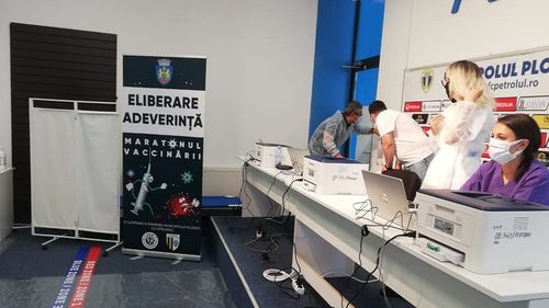 1.800 de persoane vaccinate în cadrul maratonului de la Ploieşti. Dozele de vaccin au fost suplimentate