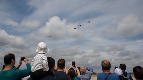 Două avioane ale Marinei SUA s-au prăbușit la un spectacol aerian din Idaho