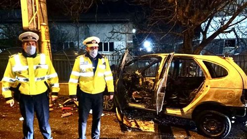 Un accident cu trei mașini a avut loc în Neamț/ O persoană a fost rănită, traficul a fost restricționat