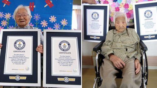 Guinness World Records: Cele mai în vârstă surori gemene identice din lume, două japoneze de 107 ani și 300 de zile