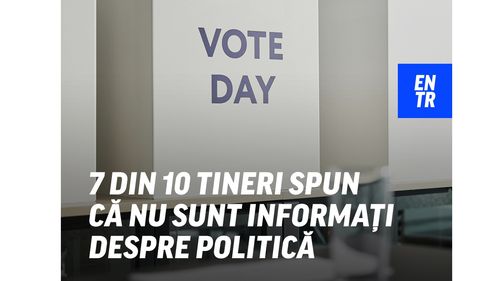 Majoritatea tinerilor din România se consideră deloc sau puțin informați despre politică - studiu Centrul pentru Jurnalism Independent