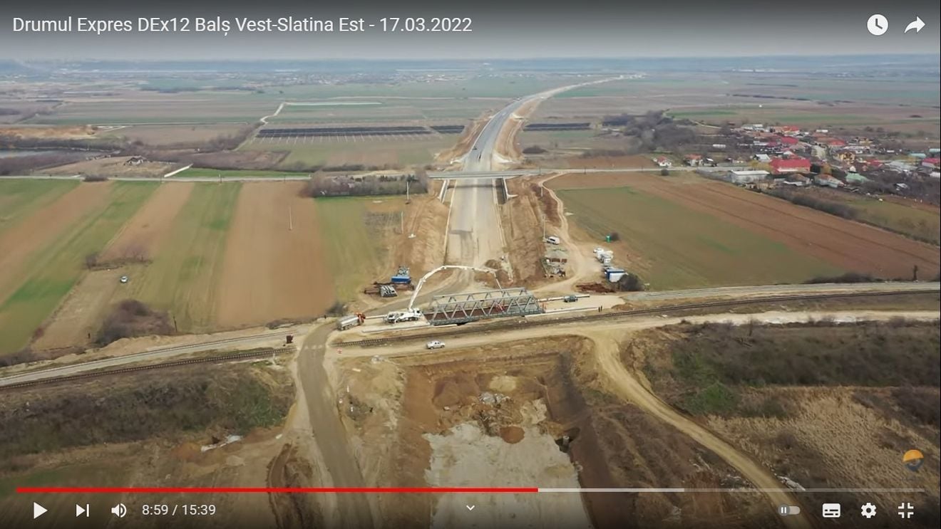 Prima inaugurare pe Drumul Expres Craiova – Pitești: UMB a cerut recepția pentru jumătate din lotul 2 (Centura Balș)