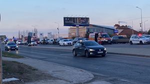 Accident în lanț în zona Băneasa / 7 autoturisme sunt implicate