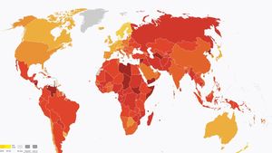 Harta corupției la nivel mondial: România, cotată cu scor de mijloc, iar Ungaria a devansat Bulgaria, fiind considerată cea mai coruptă din UE/ Țările nordice - cel mai scăzut nivel, Coreea de Nord, Siria și țări din Africa - în topul corupției