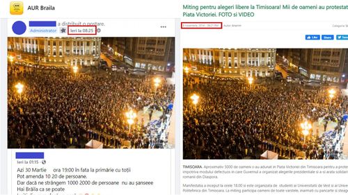 Buletin de București: Știri și conturi false, rețeta de succes a chemării la proteste pe grupurile de Facebook asociate AUR