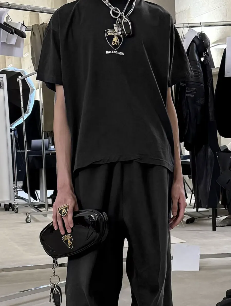 balenciaga, lamborghini, moda, colectie 