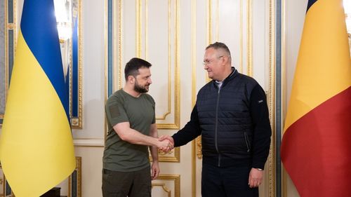 Nicolae Ciucă, după întâlnirea cu președintele Ucrainei, Volodimir Zelenski: L-am asigurat de sprijinul deplin al Românei în eforturile de a opri agresiunea ilegală și imorală a Rusiei