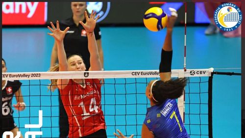 România, învinsă la volei cu scor 2-3 de Elveţia, în a treia partidă de la Campionatul European feminin