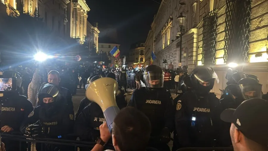 jandarmerie biroul electoral central manifestanti proteste protestatari calin georgescu