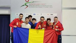 Echipa masculină de sabie a României a obținut bronzul la Campionatele Mondiale de scrimă pentru cadeți și juniori din Bulgaria