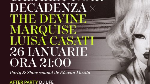 Cabaret Noir la Mița Biciclista. Un show semnat Răzvan Mazilu și o petrecere cu DJ UFe