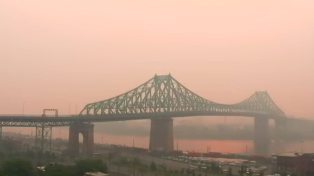 VIDEO Montreal devine orașul cu cel mai poluat aer din lume din cauza incendiilor de pădure din Canada