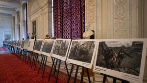 Fotografiile unui fotoreporter ucrainean ucis de ruşi sunt expuse la Camera Deputaţilor