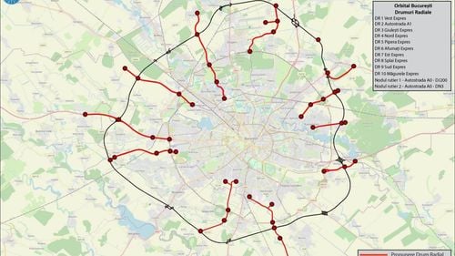 ANALIZĂ Când va fi legat Bucureștiul de marile suburbii prin autostrada A0, drumurile radiale și trenul metropolitan. Inelul din jurul Capitalei, plănuit să dezvolte localitățile limitrofe ca în cazul Parisului