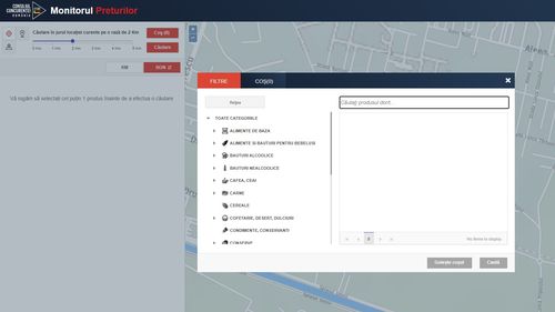 Consiliul Concurenţei va lansa o variantă simplificată a Monitorului preţurilor / Platforma va include doar produsele de bază ale căror preţuri sunt plafonate