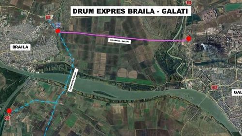 Grindeanu: Stadiul lucrărilor pe şantierul Drumului Expres Brăila - Galaţi a ajuns la 90% / Se va realiza conexiunea cu Podul suspendat peste Dunăre de la Brăila