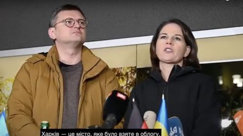 Șefa diplomației germane, vizită neanunțată în oraşul ucrainean Odesa