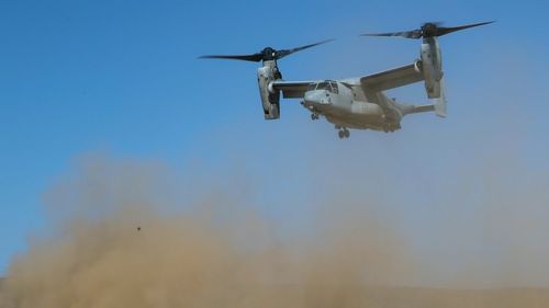 VIDEO Un avion militar s-a prăbușit în sudul Californiei