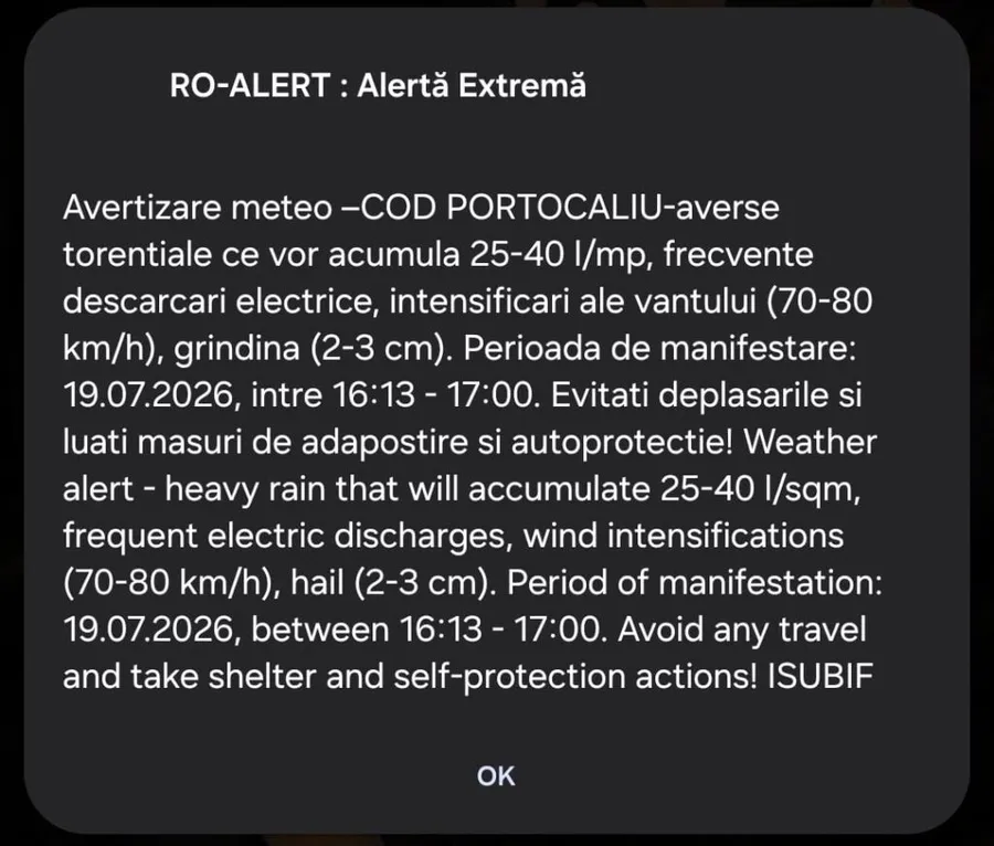 alertă meteo 