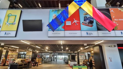 Control al Protecției Consumatorilor în zona duty-free a Aeroportului Timișoara. A fost suspendată activitatea unui magazin